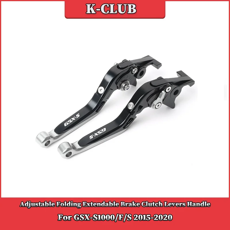 

Motorcycle Adjustable CNC Brake Clutch Levers Handle Handlebar Grips Ends For SUZUKI GSX-S1000/F/S 2015-2020