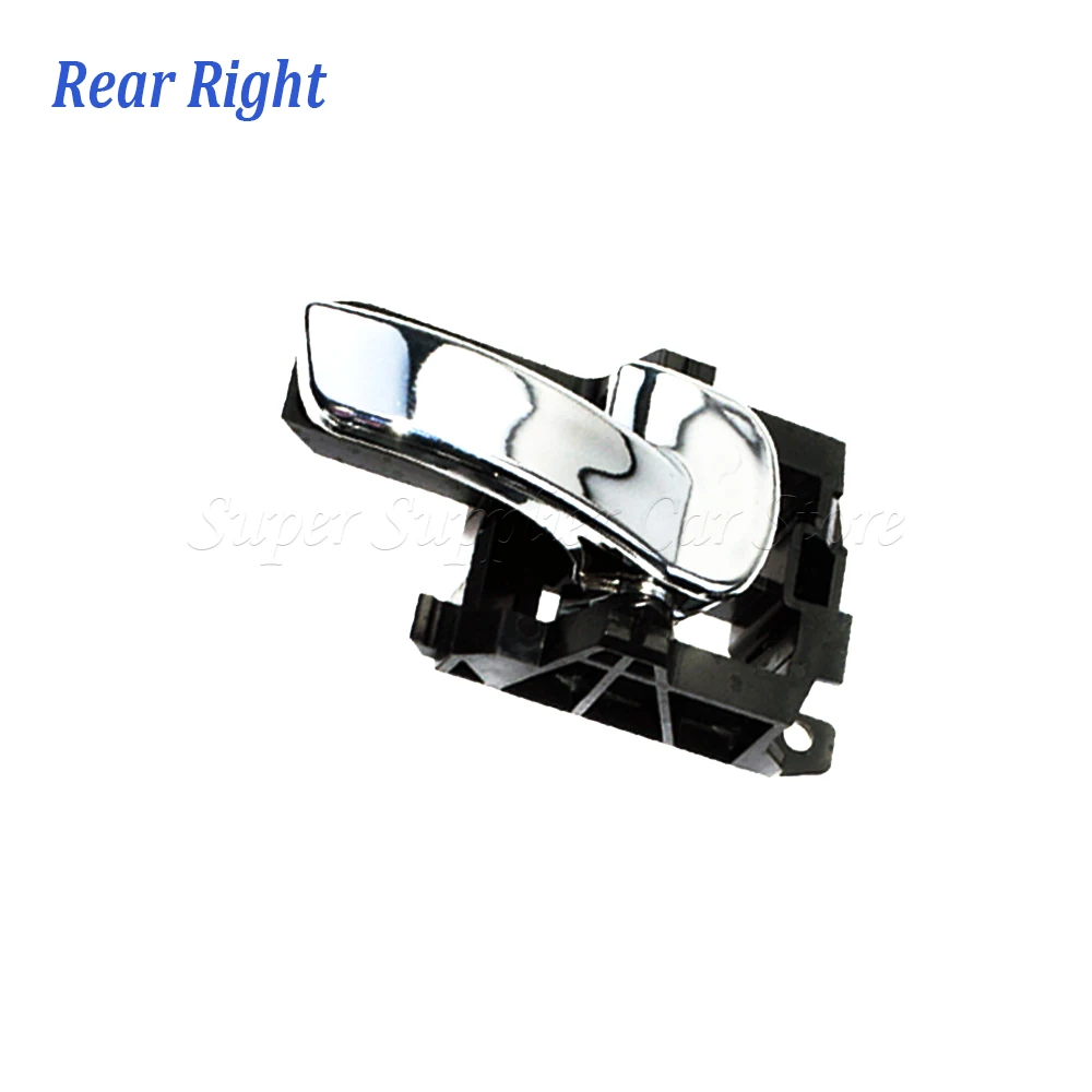 Car Inside Inner Door Knob Interior Door Handles For Nissan 2007-2013 QASHQAI J10 80671-JD00E 80671JD00E 80670-JD00E 80670JD00E