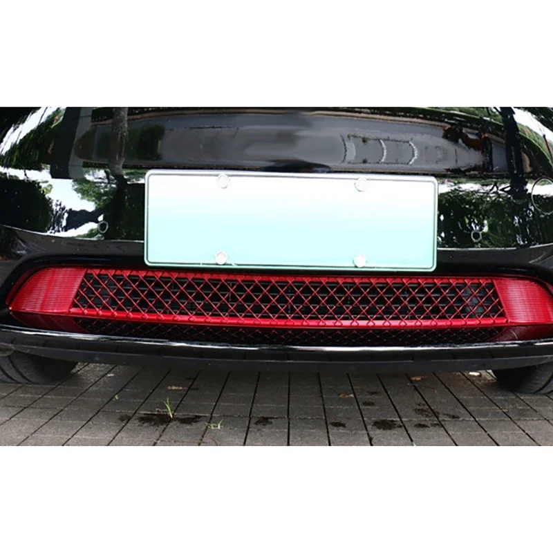 Front Grill Guard Grille Inserts Mesh For Tesla Model Y 2019-2023 Air Inlet Vent Cover Bumper Grid Filter Accessory Lower Grille