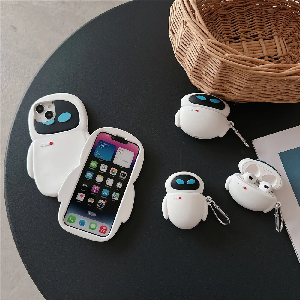 جراب سماعة أذن روبوت ثلاثي الأبعاد لسماعات Airpods ، غطاء طراز سمكة ذهبي لسماعات Airpods Pro 1 ، 2 ، 3 Pro ، Airpods Pro2 ، ، توني ، تزيين كرتوني لطيف ، هدية ، جديدة