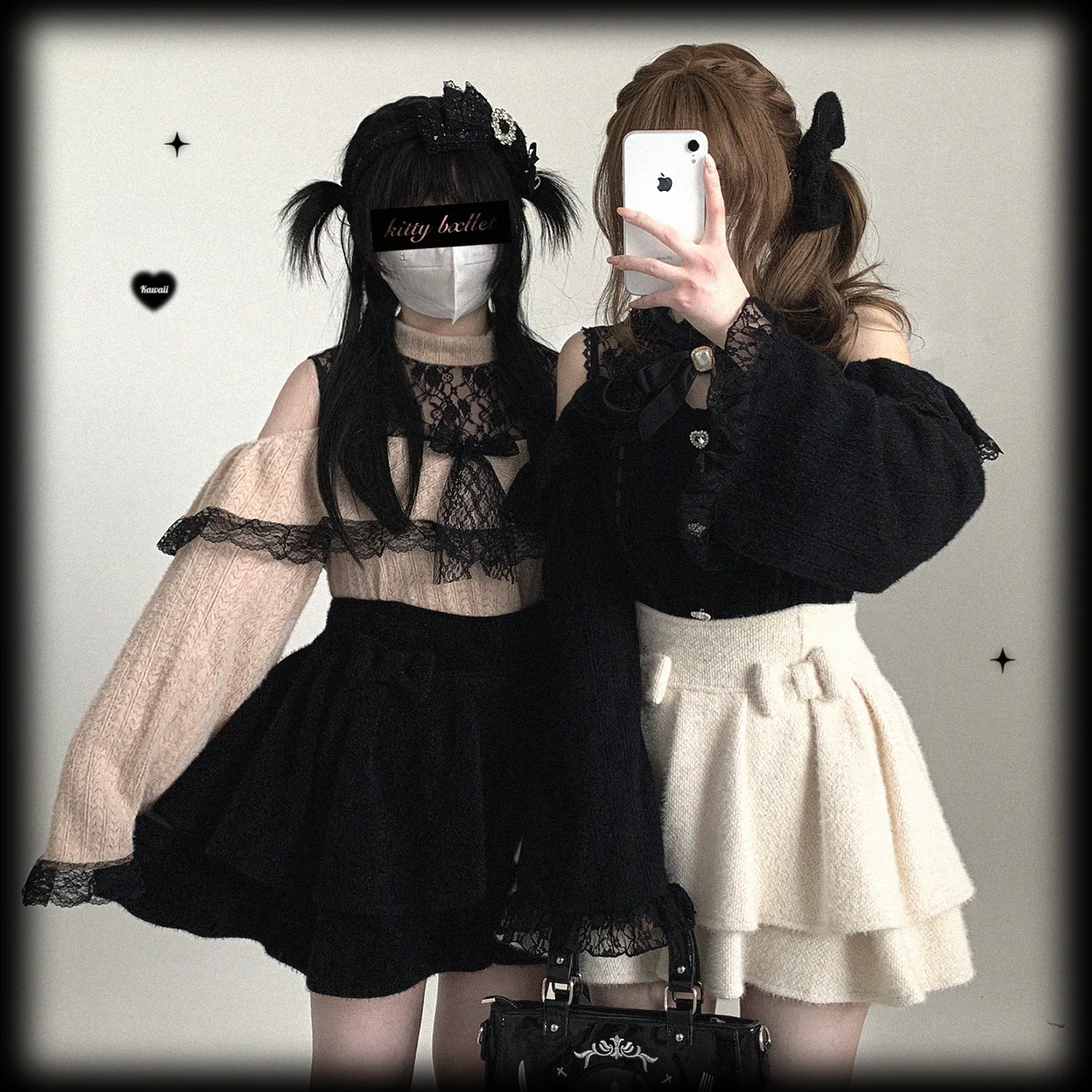 Originele Japanse stijl Lolita korte rok lente herfst zoete hoge taille afslankende mini plooirok voor meisjes