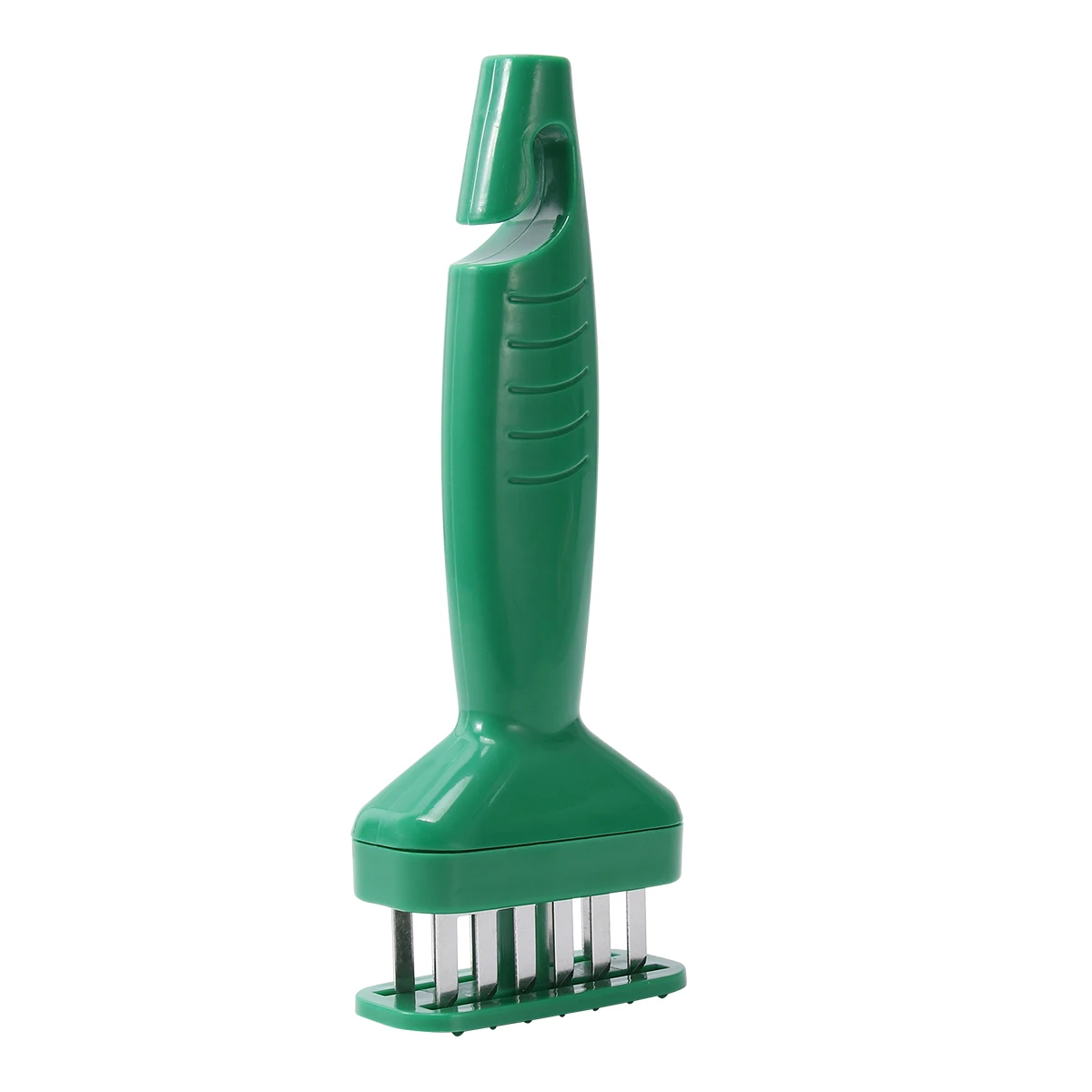 

Stainless Steel Meat Tenderizer Widen Design Plastic Handle Steak Loosening Machine Kitchen Tool With Cover For Beef Pork