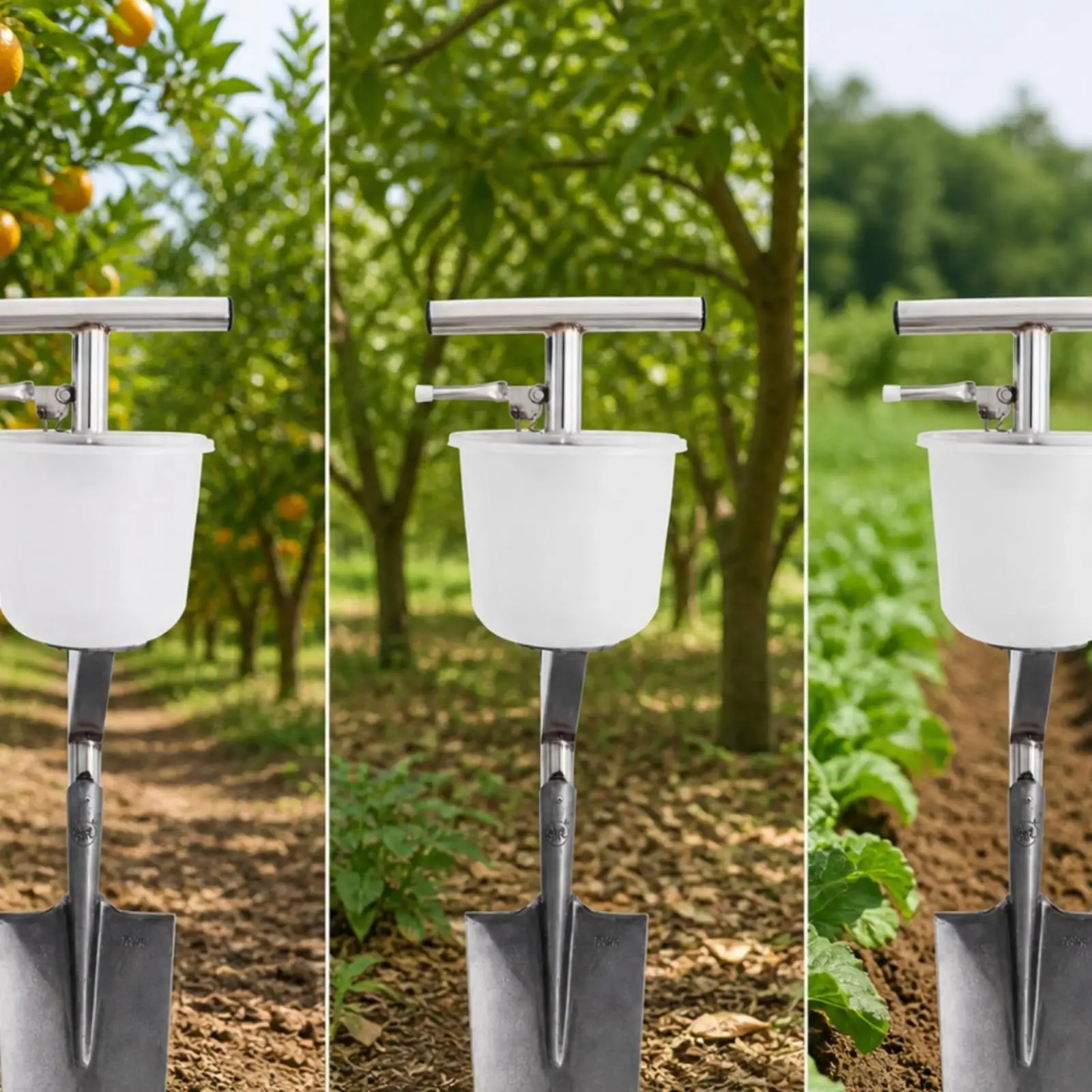 Tree Fertilizer Applicator Ergonomic T-handle for Fruit Gardens