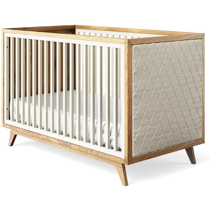 Indonesian High Quality Solid Teak Mahogany Suar Wood Eco-friendly Durable Multifunctional Baby Crib Hotel Hospital Use Luxury
