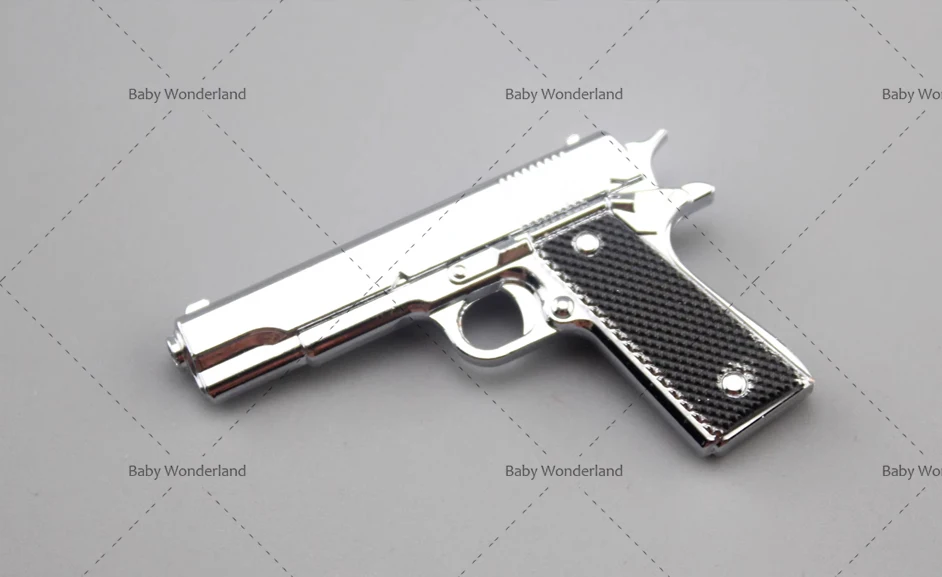 In Stock 1/12 Ratio M1911 Mini Soldier Pistol Weapon Model Scene Props Fit 6''Action Figure Body Soldier Accessories ﻿