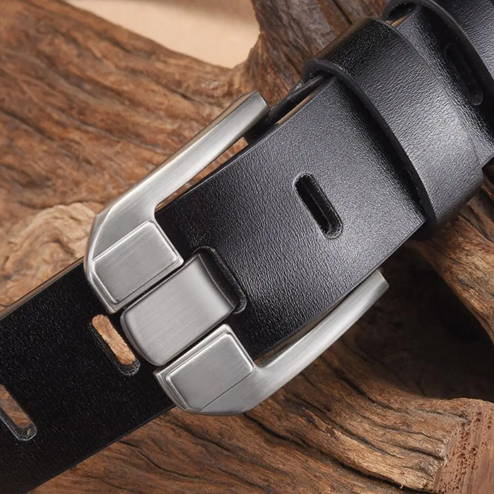 

Fashion Business Leather Belt Luxury Design Versatile Waist Strap Casual Pin Buckle Waistband For Man