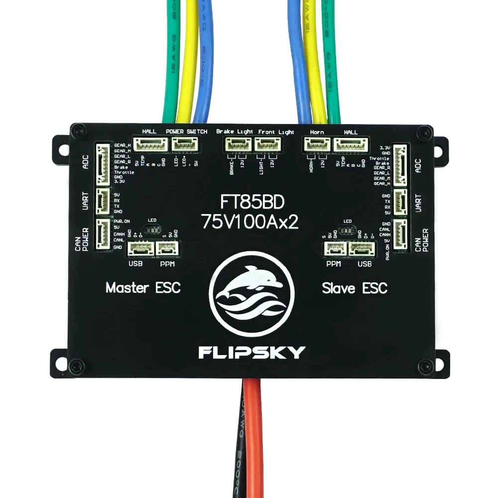 

FLIPSKY FT85BD ESC With Aluminum Case NON-VESC For Electric Skateboard / Scooter / Ebike Speed Controller / Electric Motorcycle