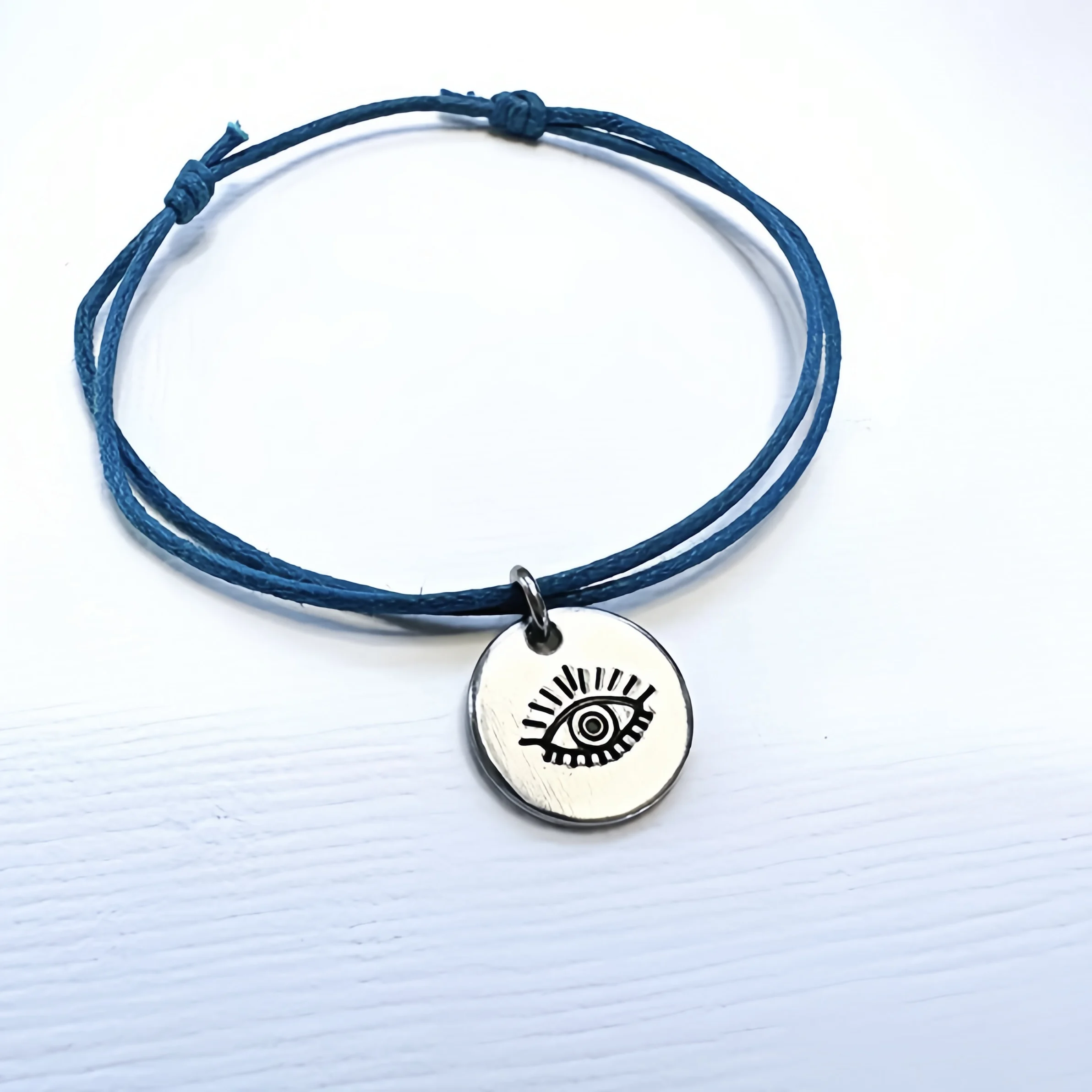 Metal Stamping Jewelry Making Supplies Eye / Evil Eye Metal Design Stamp for Metal, Jewelry (8mm)