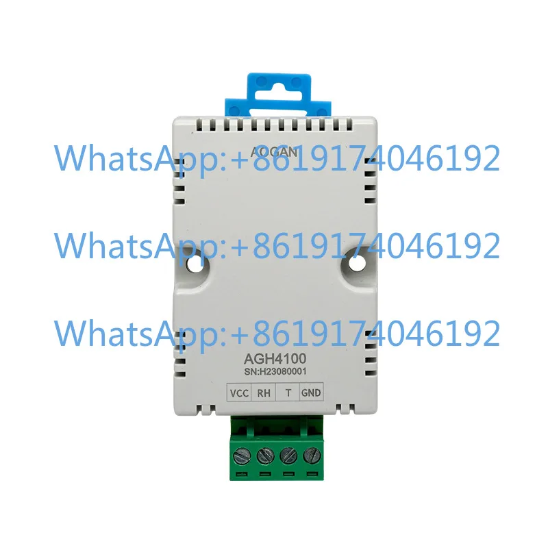 Rail Type Temperature and Humidity Transmitter RS485/analog Signal Meter AGH4 Series Temperature and Humidity Monitoring