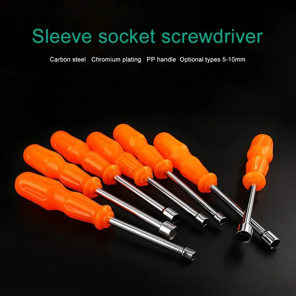 1Pc Mini Hex Bit Screwdriver Socket Wrench Nut Shank Drill Adapter Tools 5-10mm Nut Key Nutdriver Hand Tool Screwdriver Wrench