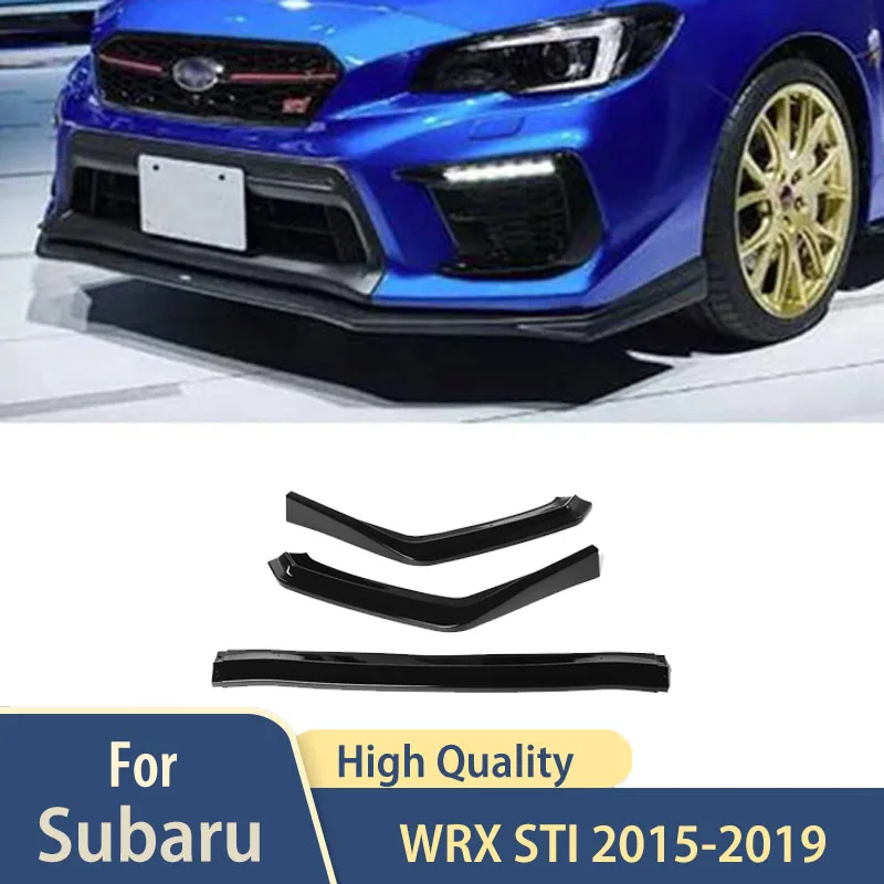 

For Subaru WRX STI 2015 2016 2017 2018 2019 Accessories Front Bumper Spoiler Lip Guard Bumper BodyKit Exterior Diffuser Parts