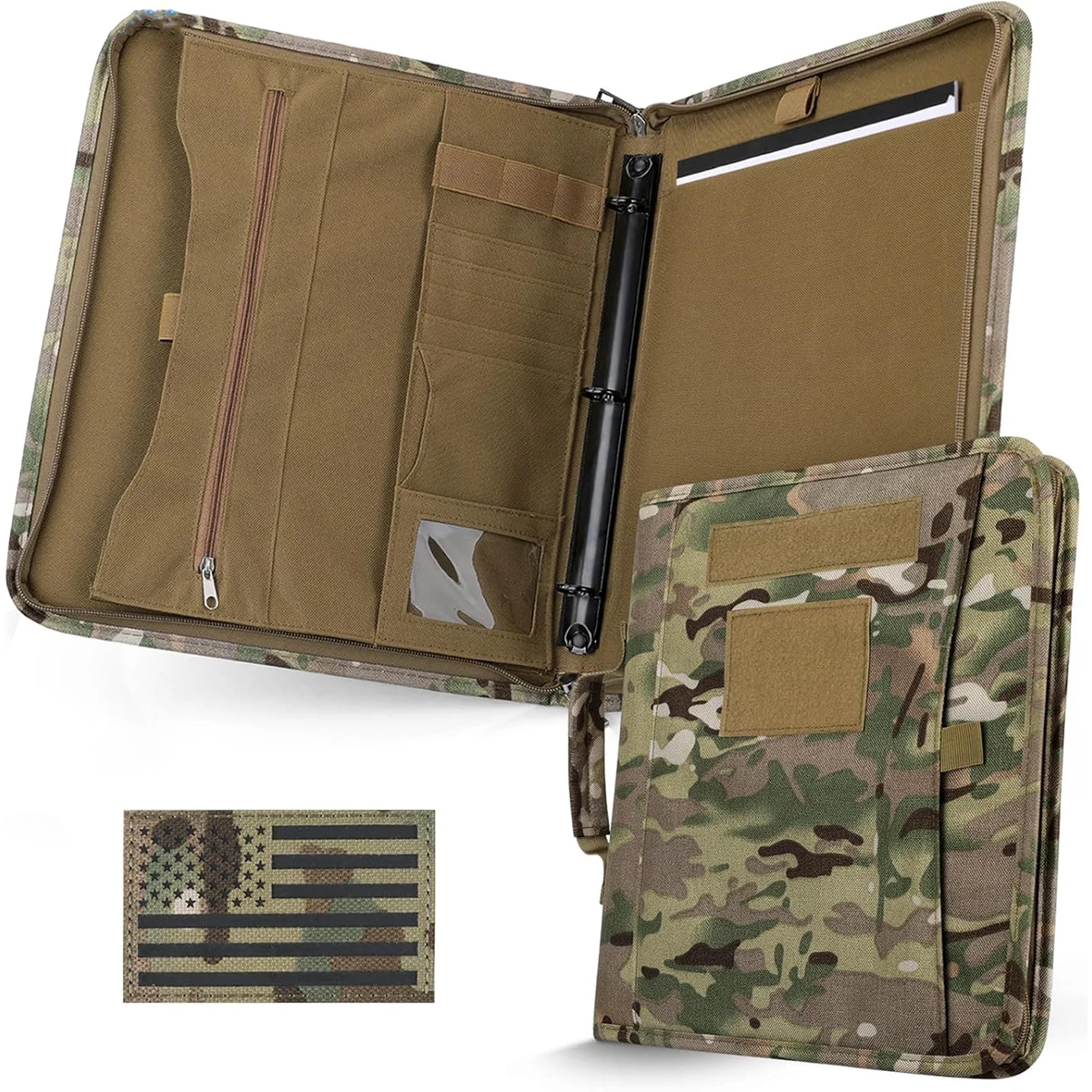 

Tactical Pouch Military Map Case Holder Army Foldable Map Storage Pouch Multifunctional Notebook for Outdoors Hunting Hiking