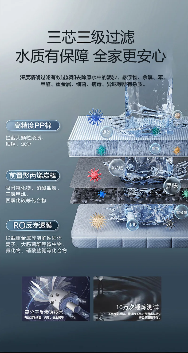 آلة تسخين ترشيح التناضح العكسي RO آلة متكاملة آلة الشرب الساخن الفورية آلة الشرب المباشر #6