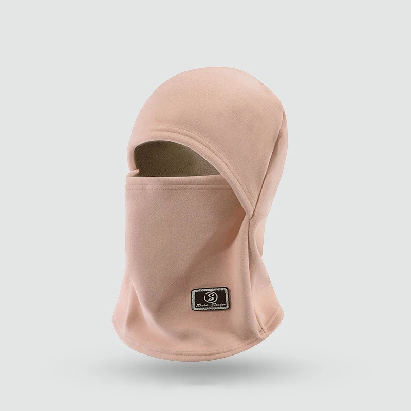 Warm Fleece Dustproof Beanie Winter Velvet Wrap Windproof Ear Protection Helmet Hat Face Cover Unisex Outdoor Cycling Skiing