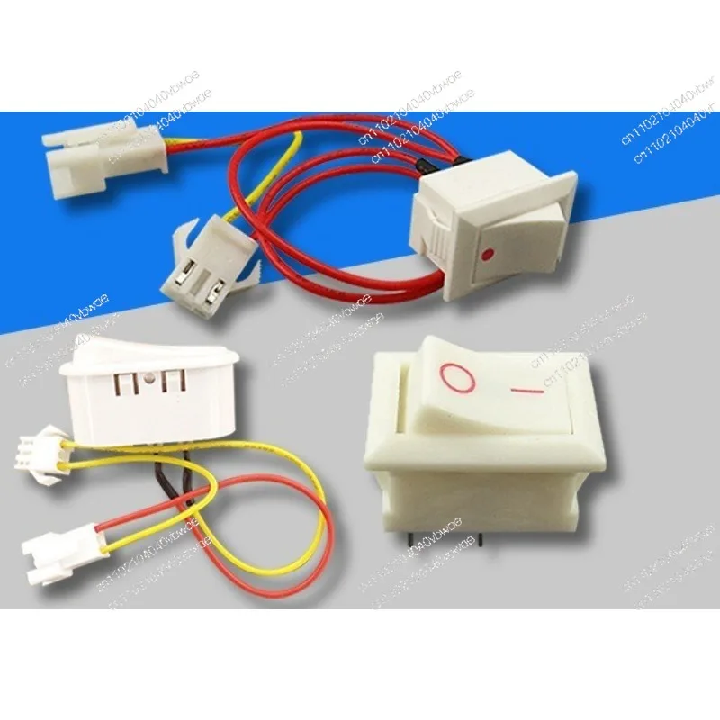 Water Heater Accessories Hot and Cold Water Switch Flue Machine Strong Discharge Universal Elliptical Double Plug on And Off