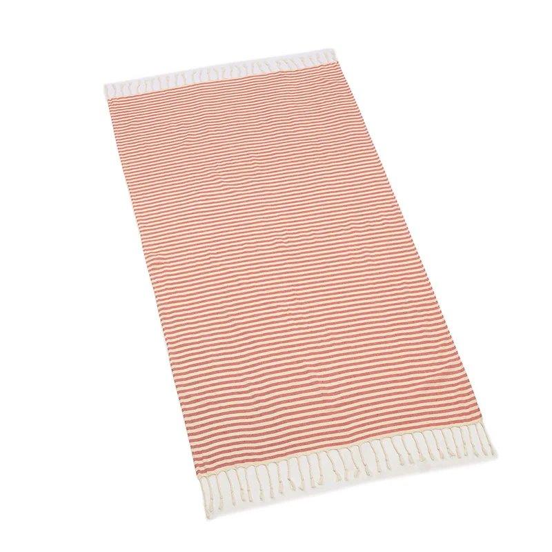 YEUZLICOTTON Hot Sale luxury Striped Tassel 100% cotton sauna spa bath towel For Home 100*180CM Travel Turkish Large beach towel