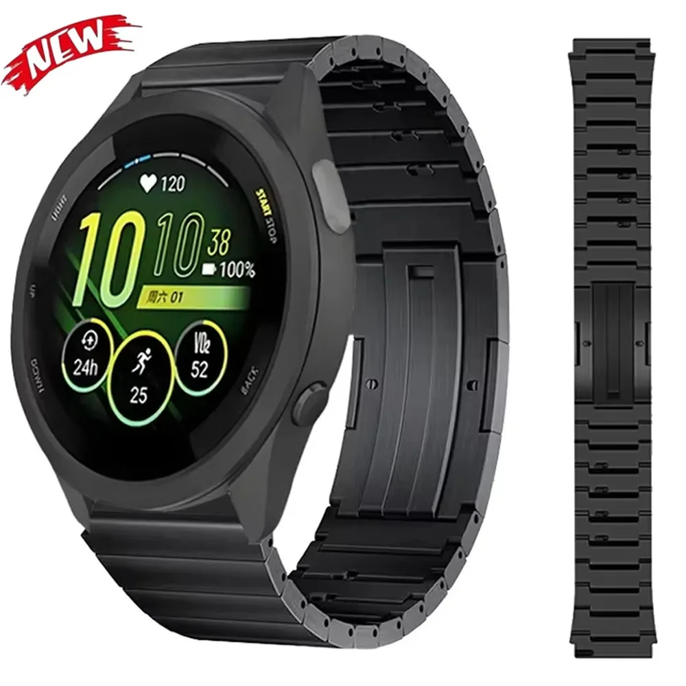 

22mm Titanium Metal Strap for Garmin Forerunner 965 265 255 955 745 Quick-release Watchband Garmin Venu 3/Vivoactive 4 Bracelet