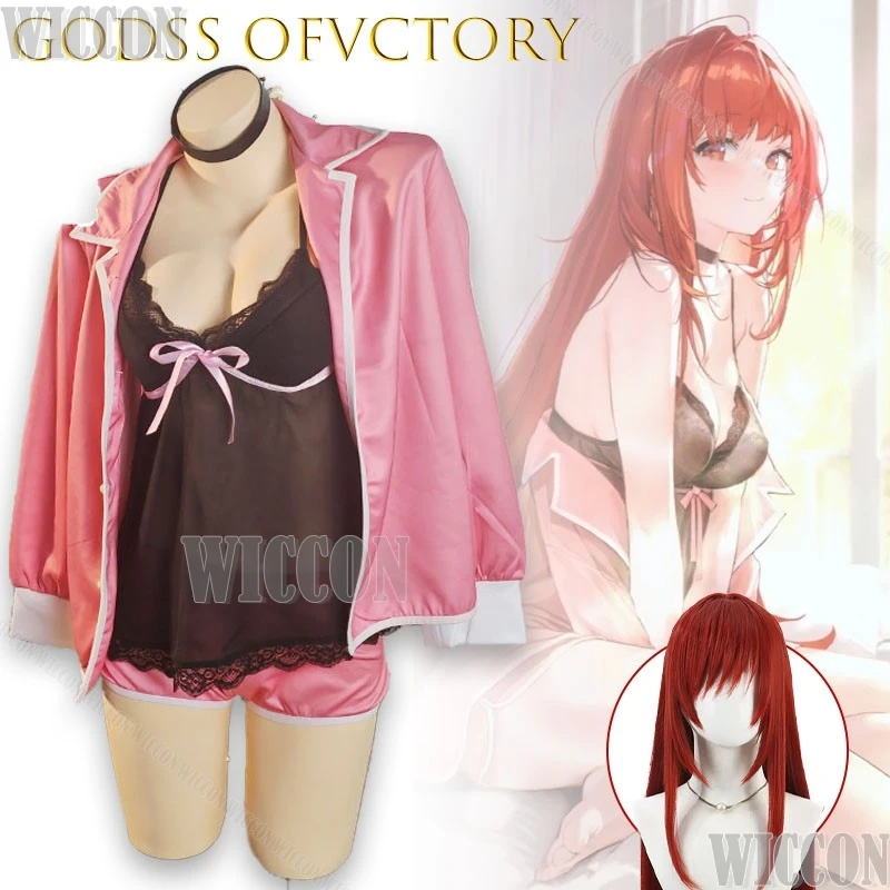 

Одежда для сна Goddess Lapi, милая ночная рубашка в стиле аниме, платье высокого качества, карнавальный костюм, пижама на Хэллоуин, Рождество