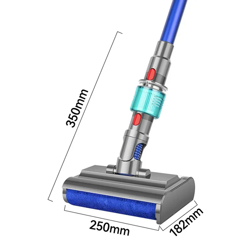 Lightweight Soft Velvet Floor Brush Head For Dyson V7 V8 V10 V11 V15 Floor Scrubber Washing Mop Head Vacuum Cleaners