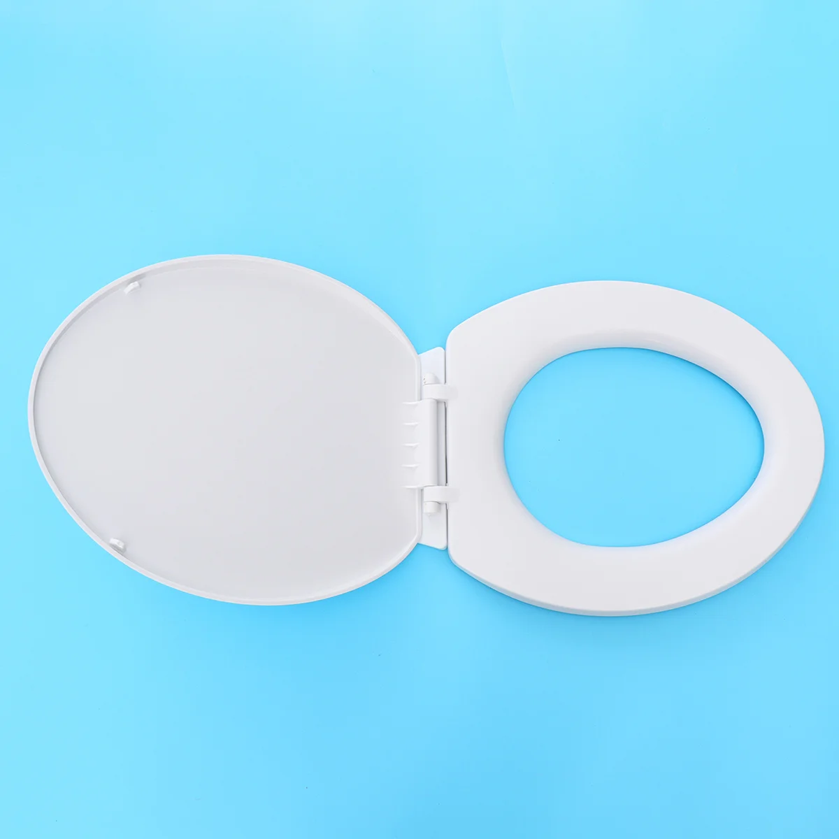

Toilet Seat Cover Thick Shaped Bathroom Lid Break Proof Hinges Lightweight Waterproof PP Toilet Cover Home Hotel Use