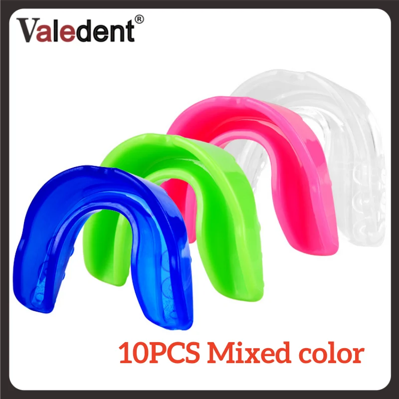 

10 шт. спортивных защитных капп для рта для футбола, бокса, баскетбола, хоккея - защита десен для занятий спортом