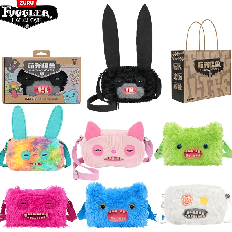 Original Fuggler Bagger Generation  Soft Plush Doll Crossbody Bag Teeth Monster Ugly Cute Funny Bag Chlidren Birthday Gift