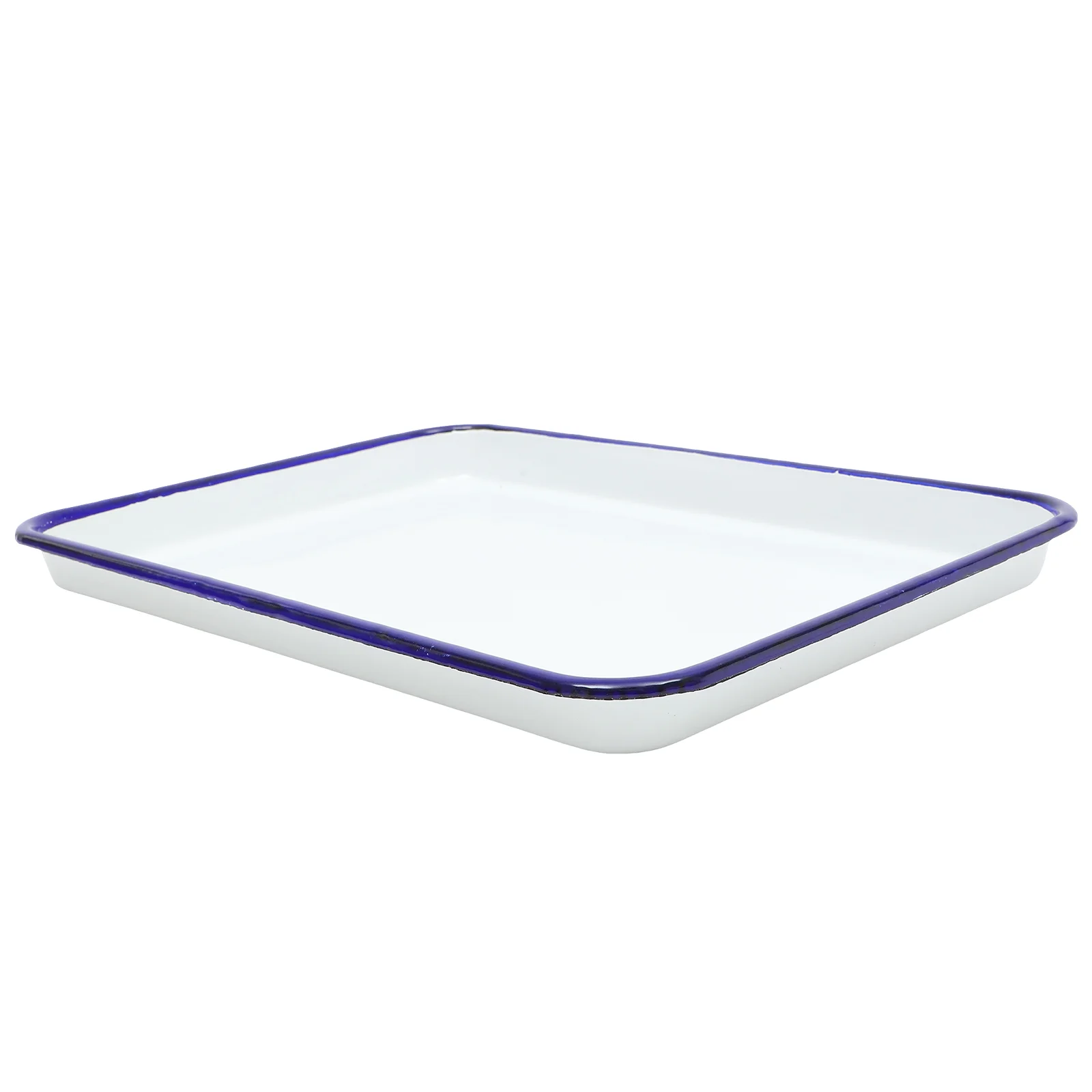 

Enamel Baking Pan Food Tray Roasting Non-stick Wear-resistant Oven Heat-resistant Enamelware