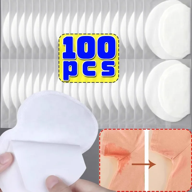 10/100 قطعة منصات العرق للجنسين مزيلات العرق الصيفية تحت الإبط مكافحة العرق منصات العرق المتاح الإبط امتصاص العرق درع منصات
