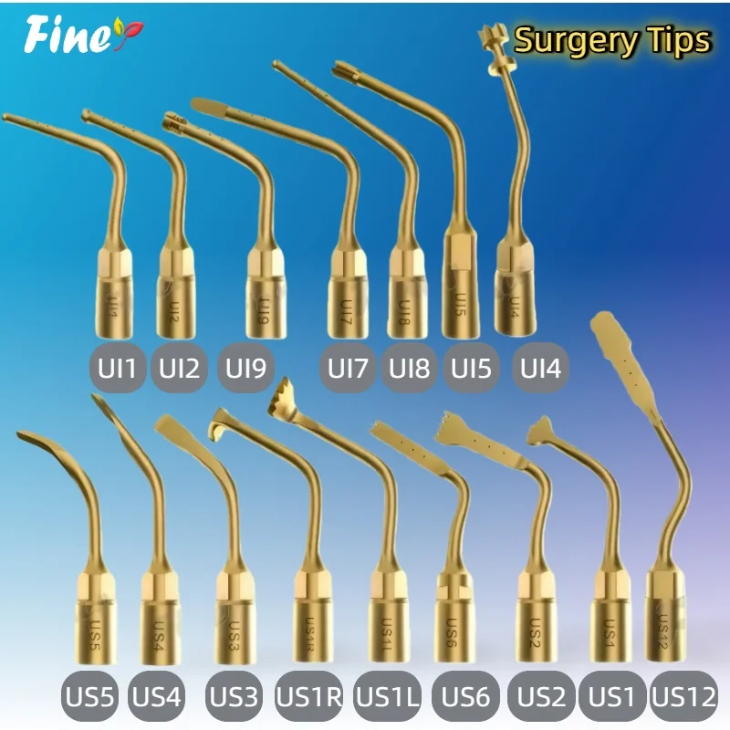 

1PC Dental Piezosurgery Tip Ultrasonic Bone Cutting Sinus Lifting Implant Exelcymosis Dental Surgery Tips Fit Mectron Woodpecker