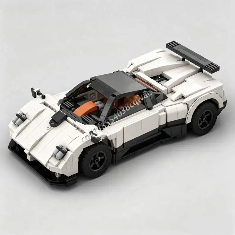 1458PCS High Performance Super Sports Car Alternate Build Building Blocks MOC Model DIY Assembly Educational Toy Gift Collection