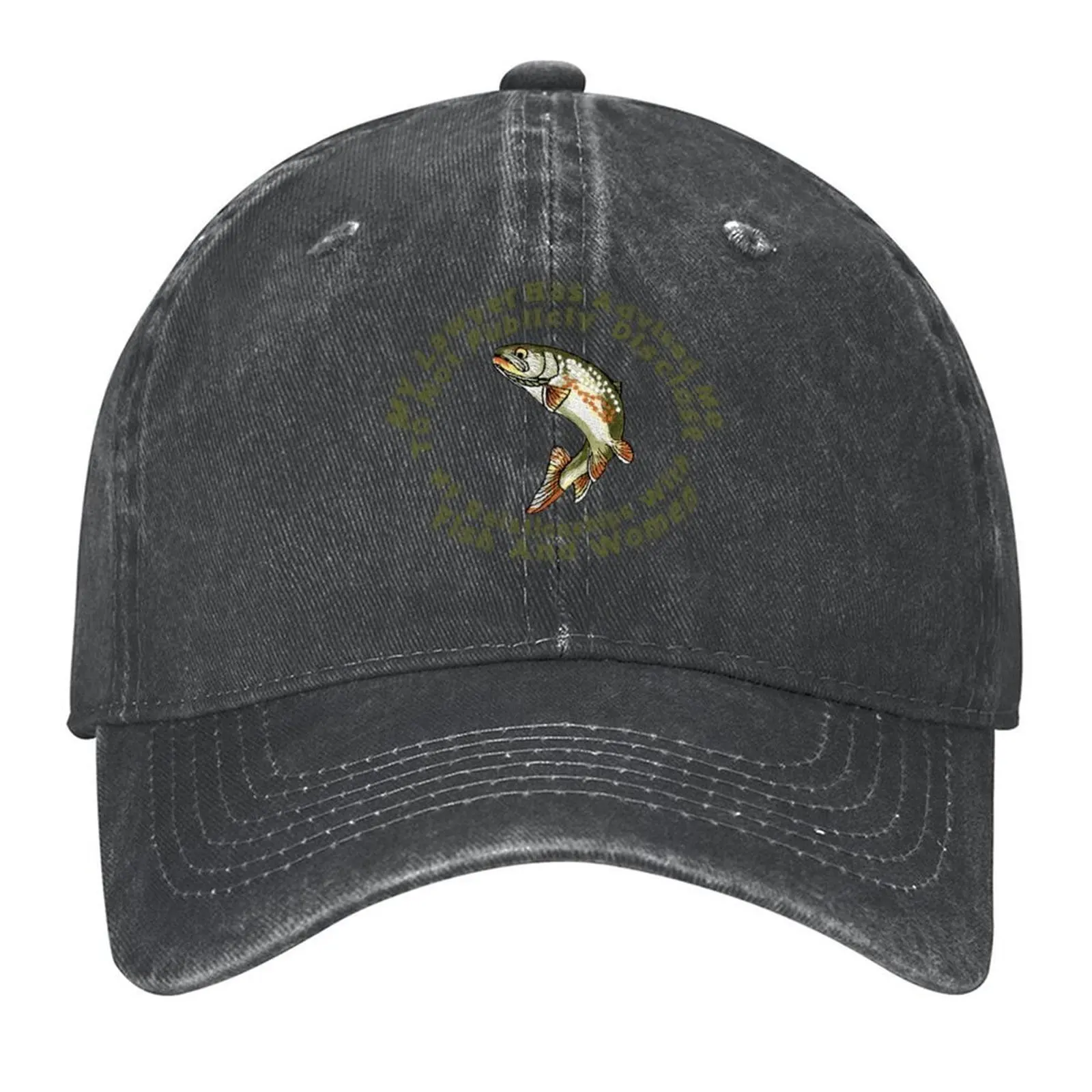 

My Lawyer Had Advised Me To Not Publicly Disclose My Relationship With Fish And Women Baseball Cap