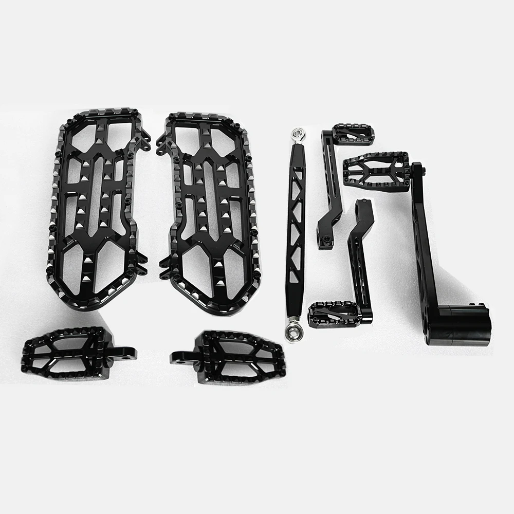 Motorcycle Performance Bagger CNC Colored Floorboards Pedals Kits for HD Touring 1986-2024