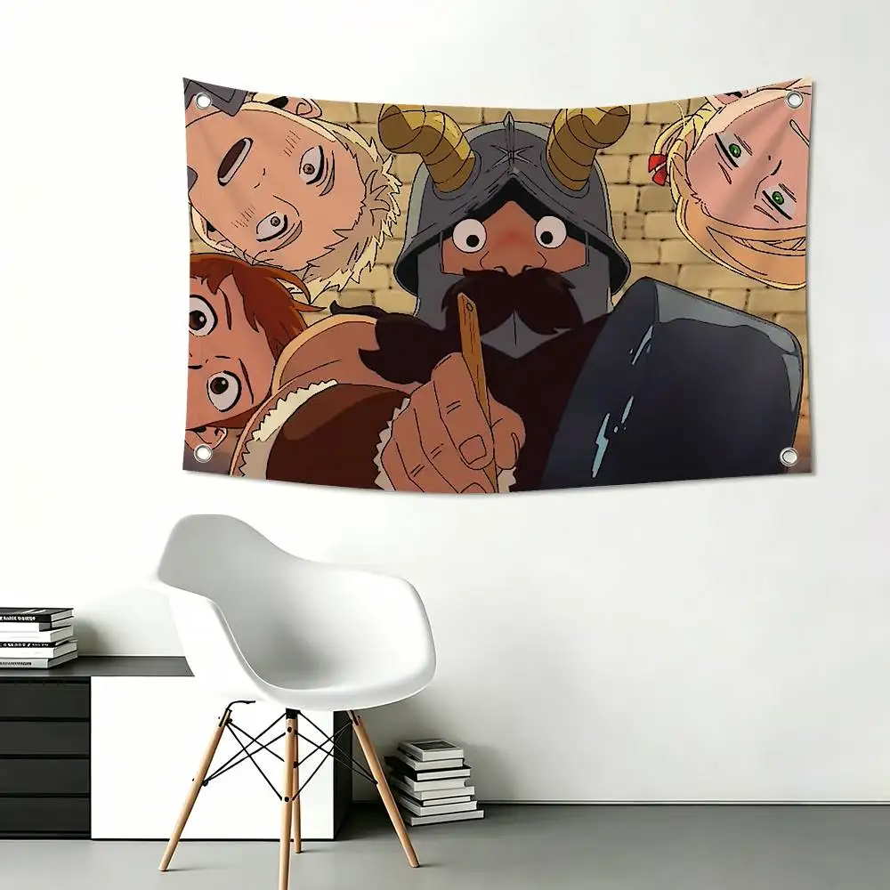 D-Delicious in D-Dungeon Flags Wall Hanging Tapestry Outdoor Garage Room Decorative flag Background Blanket