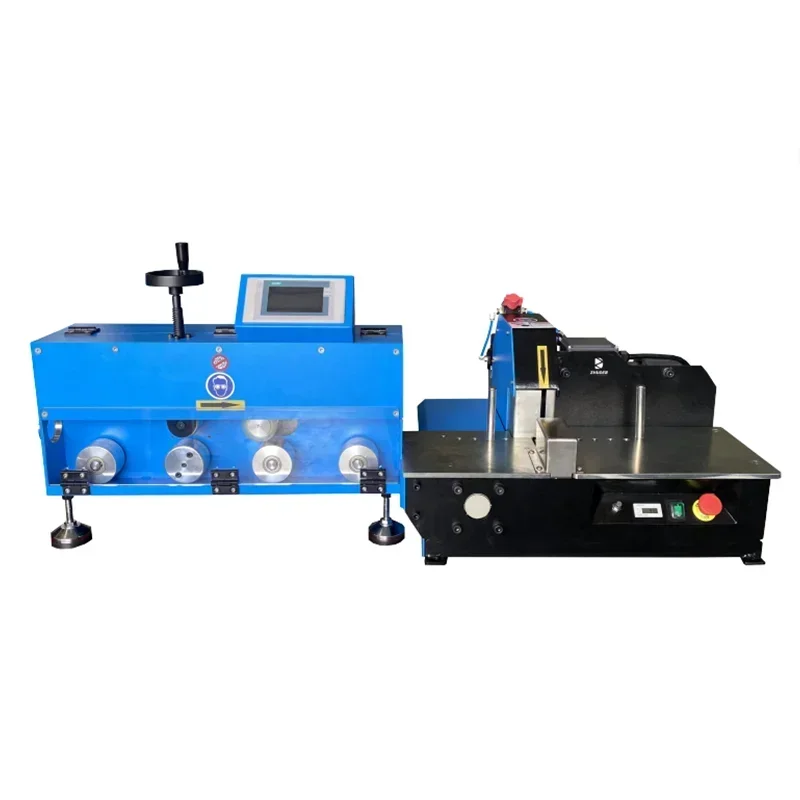 Factory direct sales Hydraulic Flexible Rubber Hose Cutter Skiving Machine Dustless Hose Cutting Machine