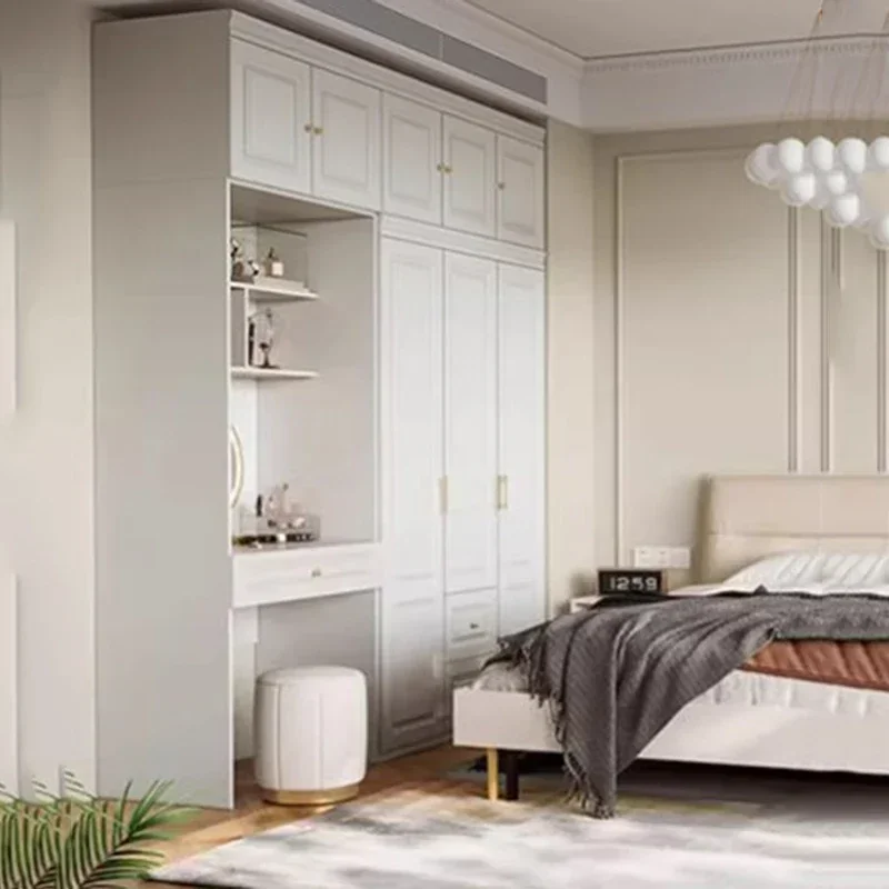 

Cabinet Wood Wardrobe Organizer Clothes White Doors Wardrobe Storage Drawer Vestidores De Armario Abiertos Ropero Furniture