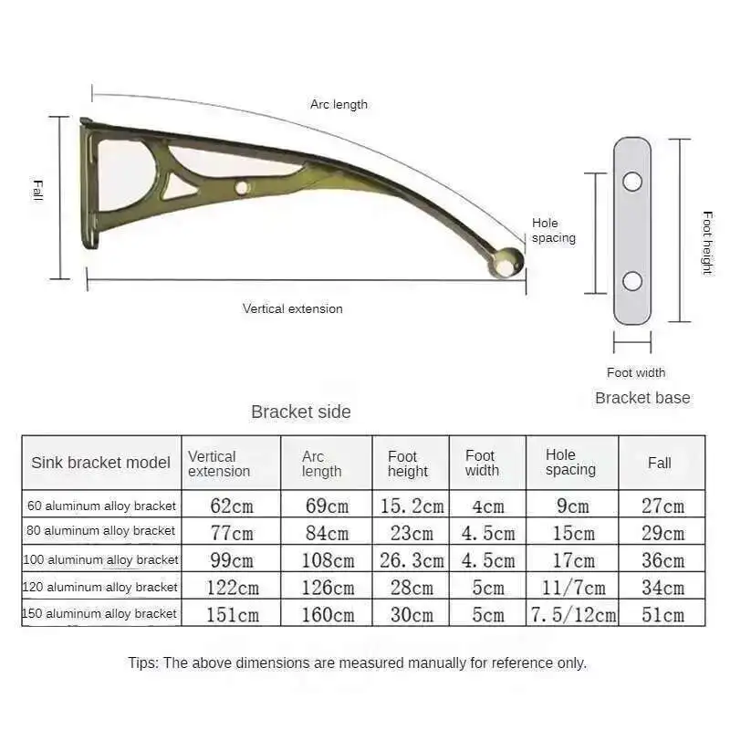 Aluminum Alloy Canopy Awning for Household Balcony Gazebo Waterproof Awning with Large Sink Gazebos for Outdoor Courtyard Eaves