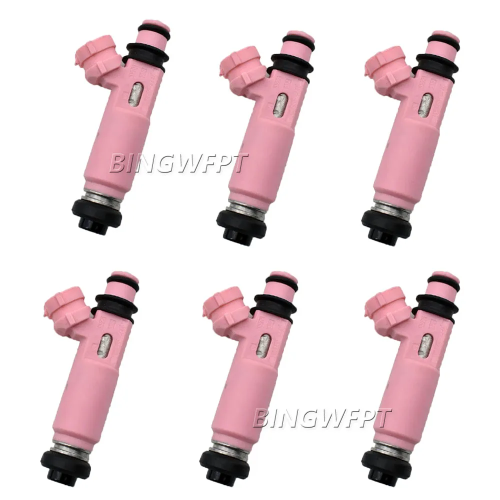 Original 6pcs/lot fuel injectors 195500-4140 MR507376 for Mitsubishi Pajero Sport 6G72 3.0 V6 V73