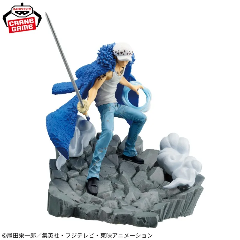 In Stock Original BANDAI Banpresto ONE PIECE Trafalgar D Water Law VS Marshall D Teach PVC Anime Figure Action Figures Model Toy