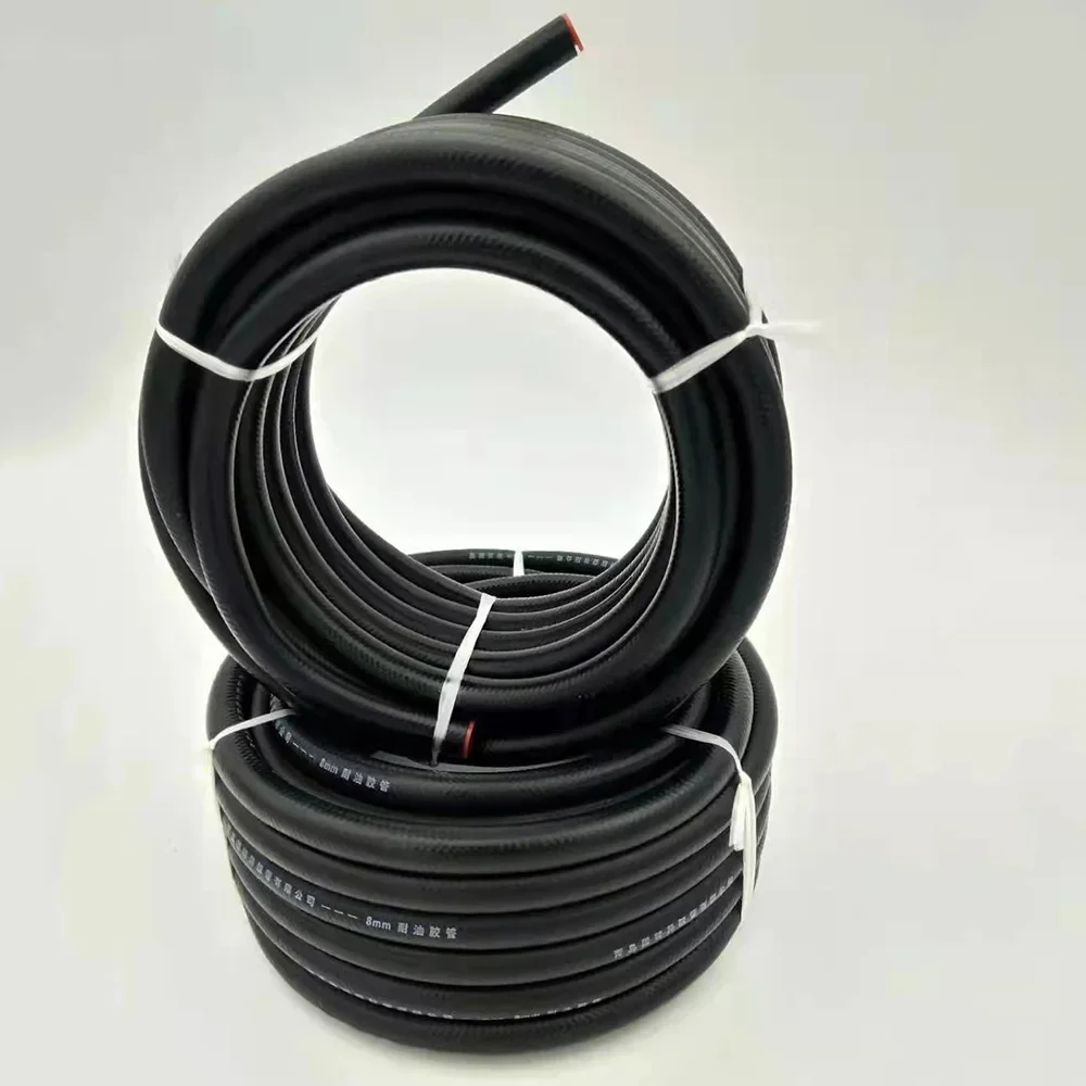 1M NBR Petrol Diesel Oil Resistant Rubber Tube4-25mm Diameter Flexible High Pressure Automobile Fuel Injection Pipe Car oil hose