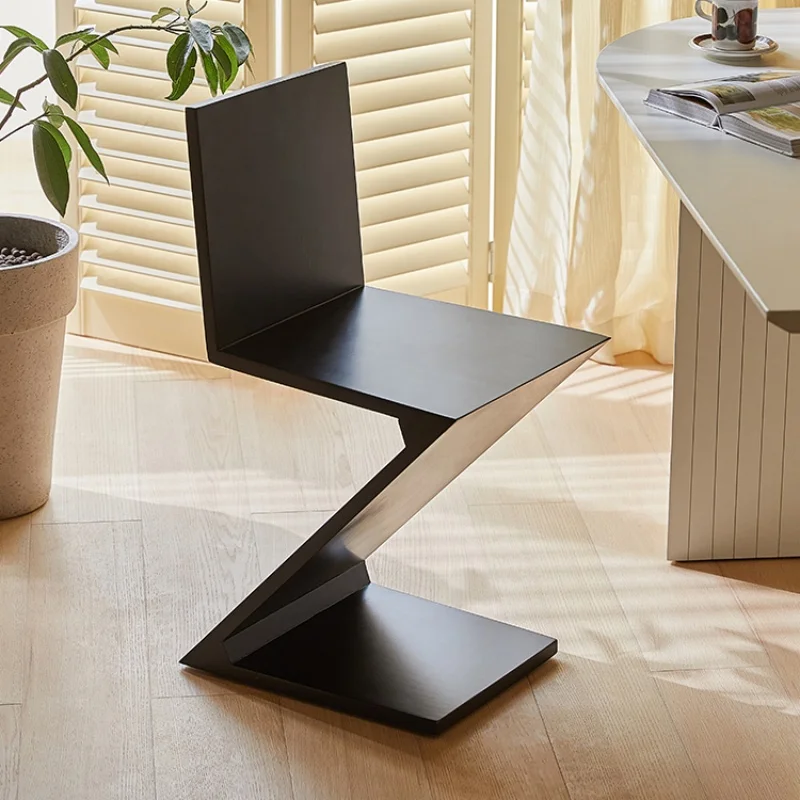 

Винтажные обеденные стулья из цельного дерева, креативные стулья для гостиной, дизайнерский стул, мебель, туалетный столик