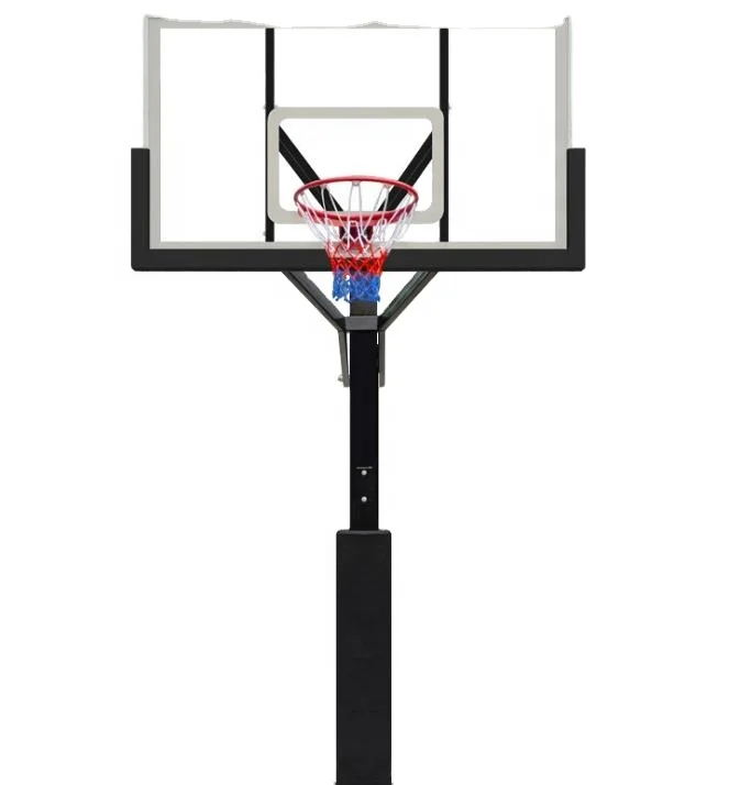 

2020 New Arrival Professional Outdoor Adjustable Portable Basketball Hoops Stand In-Ground for Courtspromote sales