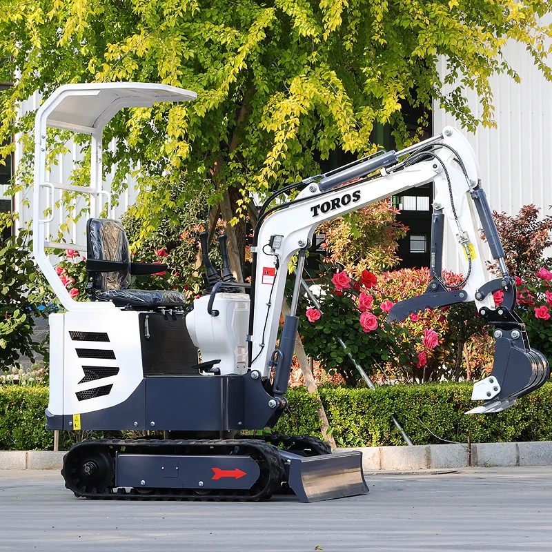High Quality Import Mini Excavator 1 ton High Efficiency Mini Bucket Digger mini bagger