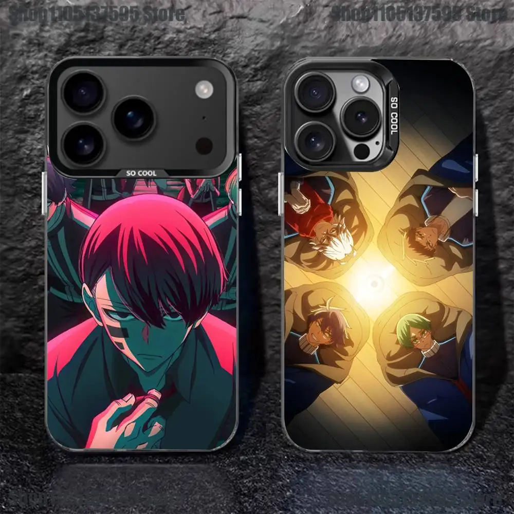 

Anime T-Tougen AnkiS Phone Case For iPhone 17,16,15,14,13,12,11,Pro,XS,Max,Plus,Mini,SE4,E Black Matte Shockproof Cover