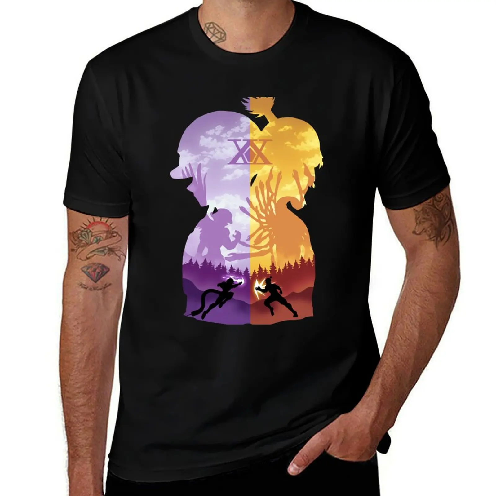 

Exclusive Meruem VS Netero Design T-Shirt Large Size Breathable Tee
