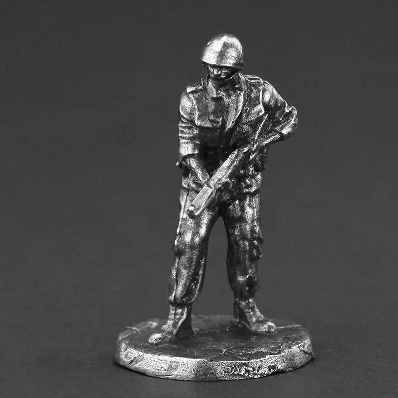 Vietnam American Military War Soldier Gladiator Statuette Shooting Figure DIY Archer Static Soldier Model Table Decoration Craft