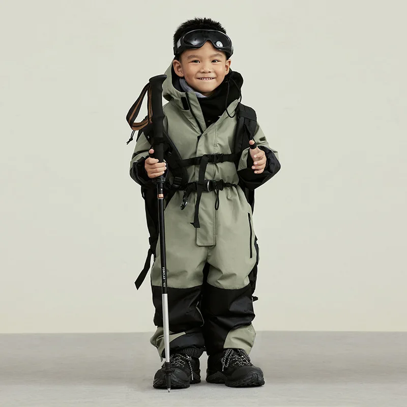 Naturehike Winter Children One Piece Ski Suit Waterproof And Cold Resistant Outdoor Portable Camping Cozy Breathable Sportswear