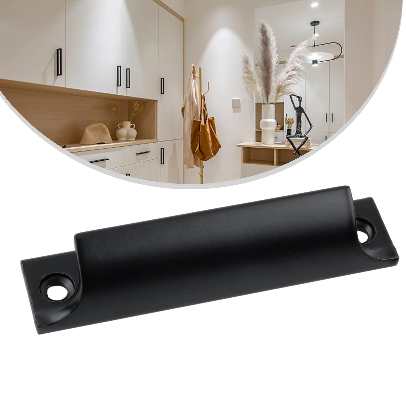 Screen Handle Door Handle Hole Pitch 76mm Modern Sliding Door Handle Balcony Doors Beautiful Casement For Cabinet Doors 1PCS