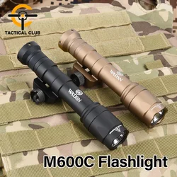 WADSN M600C M600 Tactical SF Airsoft Flashlight Scout Light Pistol Torch Fit 20mm Picatinny Rail AR15 Rifle Weapon Gun Light