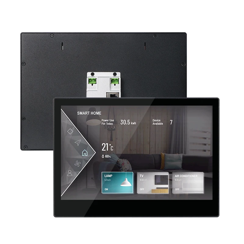 Android WiFi Tablet 10 Inch Dashboard Inwall Control Panel RK3566 Android 11 500nit Touch Screen Domotica Smart Home Automation