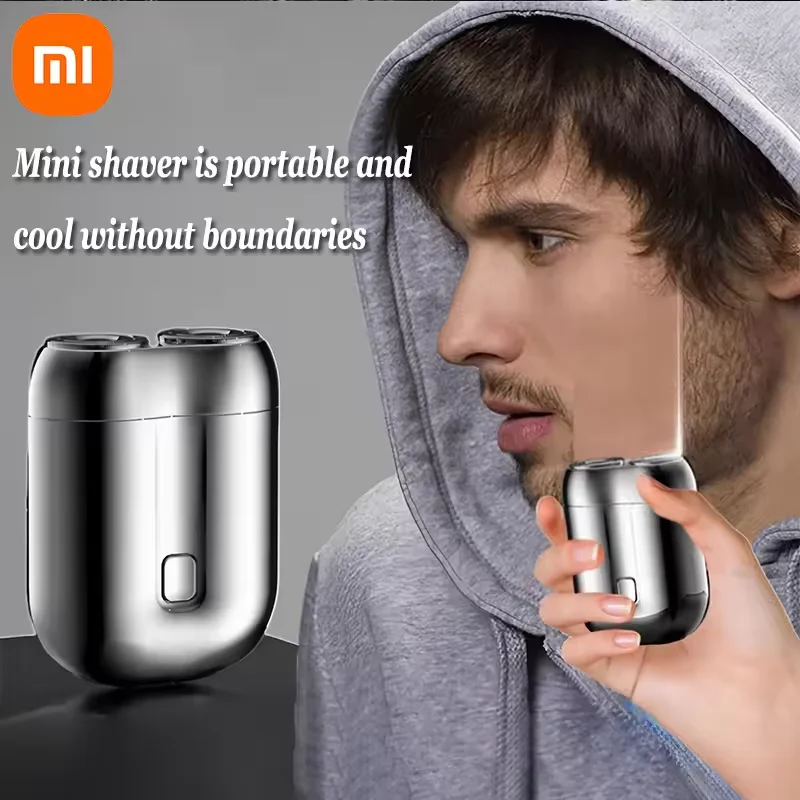 Xiaomi Double-headed Mini Magnetic Shaver Type-C Charging Silent Washable Electric Shaver Portable Men Women Electric Razor 2024